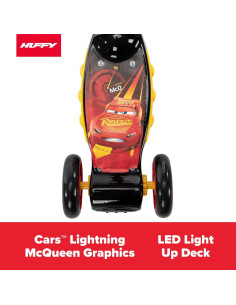 Scooter de 3 Ruedas Huffy Cars para Niños 3+ Años Rojo 2