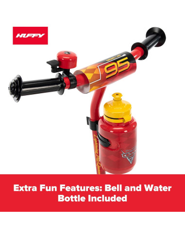 Scooter de 3 Ruedas Huffy Cars para Niños 3+ Años Rojo