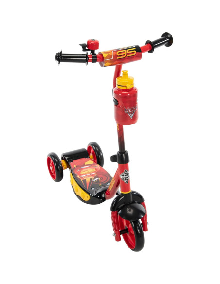 Scooter de 3 Ruedas Huffy Cars para Niños 3+ Años Rojo