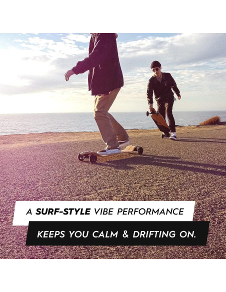 Longboard Magneto Low Glider 101.6 cm Bambú 100 mm Ruedas