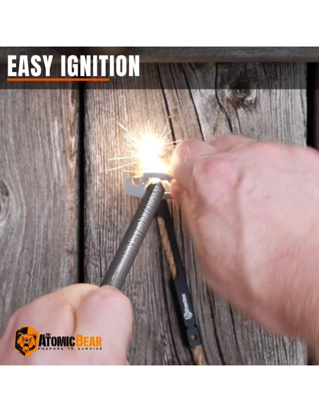 Mecha Encendedora The Atomic Bear - Cuerda Impermeable 99 cm