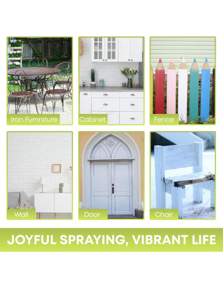 Pistola de Pintura Eléctrica LESONJOY JH-LG 1000W Verde