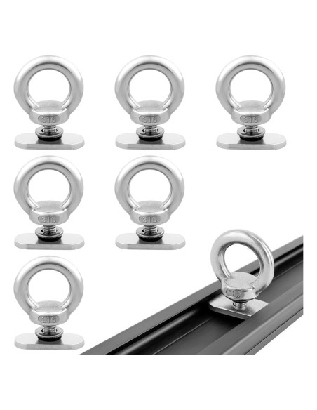 Accesorios de Montaje en Riel WENHUALI para Kayak 12 Piezas