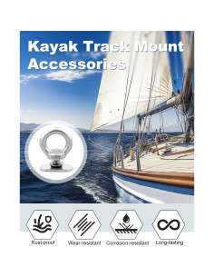 Accesorios de Montaje en Riel WENHUALI para Kayak 12 Piezas 2