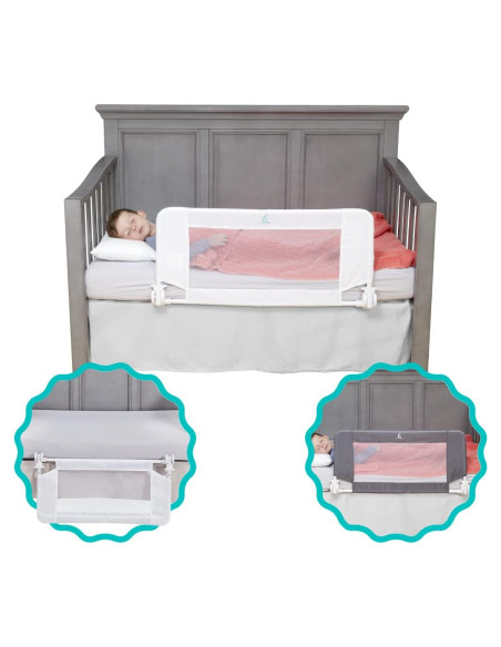 Barandilla Convertible Hiccapop para Cuna 83.8x40.6cm