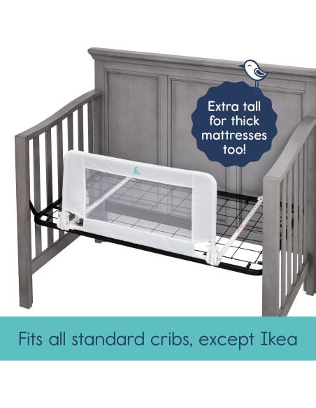 Barandilla Convertible Hiccapop para Cuna 83.8x40.6cm