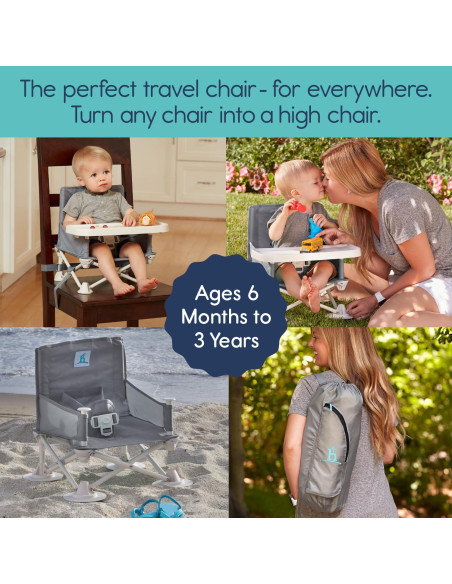 Asiento Elevador Hiccapop OmniBoost Plegable para Bebé