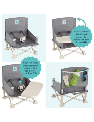 Asiento Elevador Hiccapop OmniBoost Plegable para Bebé