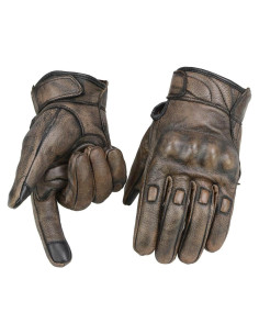 Guantes de motocicleta Milwaukee Leather MG7514 Marrón 3X