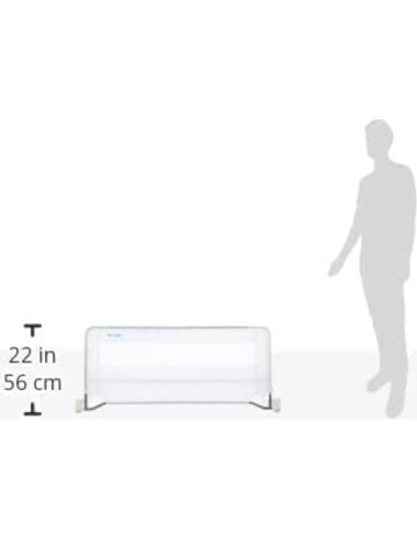 Barandilla de Cama Regalo 109 cm con Sistema de Seguridad