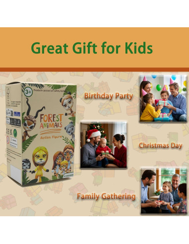 Figura de Acción Cerdito Bosque Plenty More 8cm Juguete Educativo