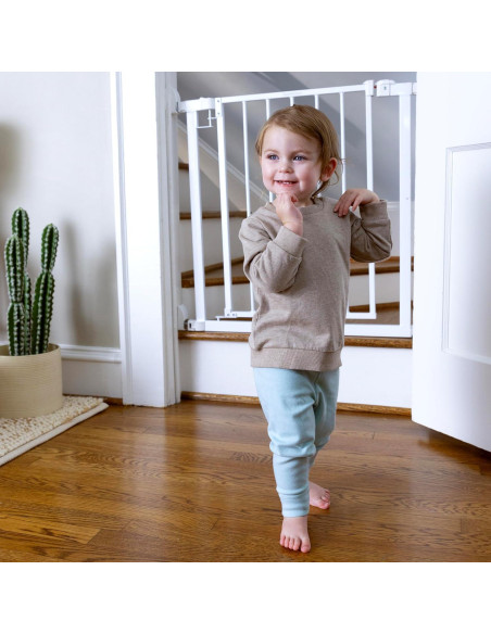 Puerta para Mascotas Ingenuity 30-37 cm Ancha Blanca