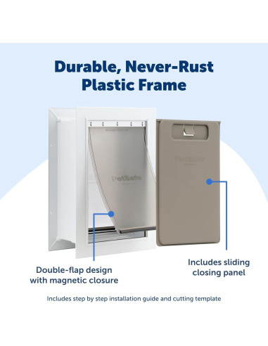 Puerta para Mascotas PetSafe Telescópica Pequeña 6.8 kg