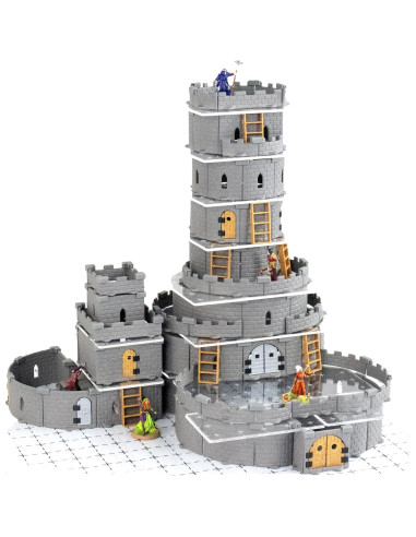 Set de Castillo Modular Mago - 400 Piezas para RPG