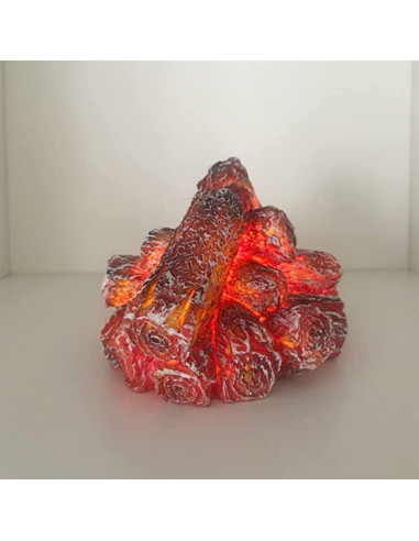 Lámpara LED Chimenea NNNBBB888 Carbón 95mm Decorativa