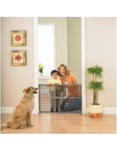 Puerta de Seguridad Safety 1st Ajustable 71-107 cm Madera Gris 2