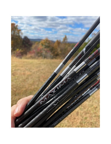 Flechas de Caza Carbon Express Maxima Sable RZ 400 - Paquete de 6