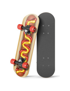 Patineta Rude Boyz 43 cm Madera de Arce para Niños