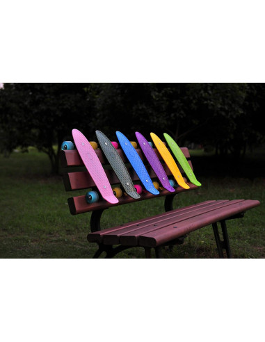 Skateboard Mini Cyboard Verde Militar 43 cm para Principiantes