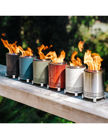 Fogata Portátil Solo Stove Mesa 15 cm Acero Inoxidable