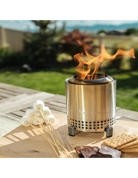Fogata Portátil Solo Stove Mesa 15 cm Acero Inoxidable