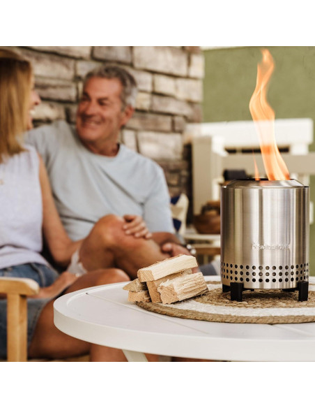 Fogata Portátil Solo Stove Mesa 15 cm Acero Inoxidable