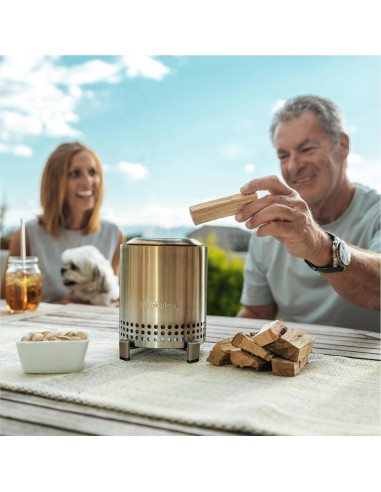 Fogata Portátil Solo Stove Mesa 15 cm Acero Inoxidable