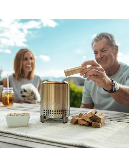 Fogata Portátil Solo Stove Mesa 15 cm Acero Inoxidable