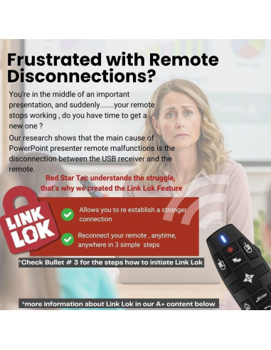 Control Remoto Inalámbrico PR-820 con Puntero Láser y Ratón Aéreo