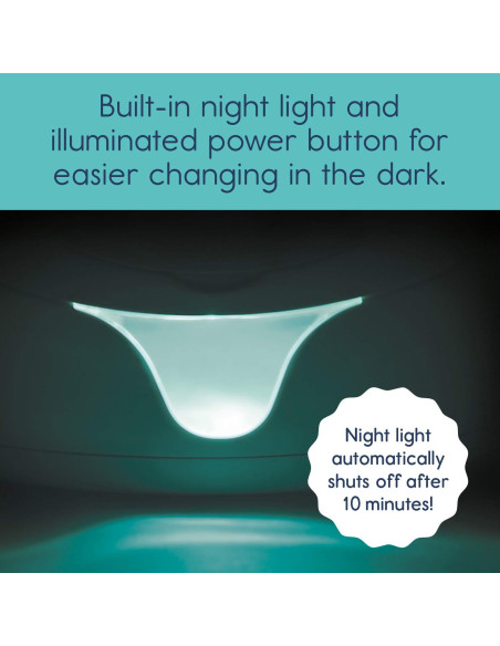 Calentador de Toallitas Húmedas Hiccapop Blanco con Luz Nocturna