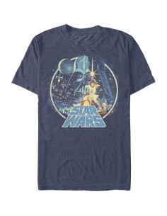 Camiseta Gráfica Star Wars Vintage Fifth Sun Azul Marino 2