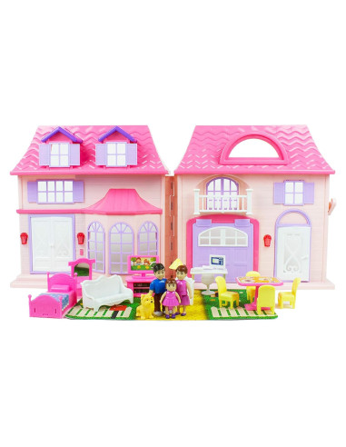 Casa de Muñecas Americana Boley - 21 Piezas Interactivas