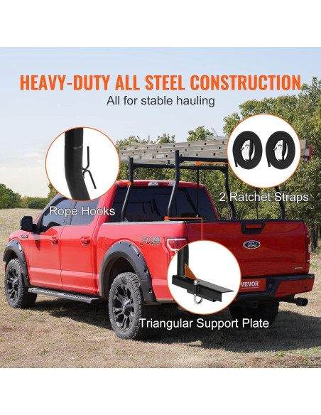 Soporte de Escalera VEVOR Extensible 116-180 cm 800 kg