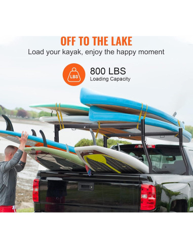 Soporte de Escalera VEVOR Extensible 116-180 cm 800 kg