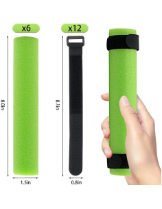 Paquete de 6 Flotadores para Cañas de Pescar Genérico Verde 2