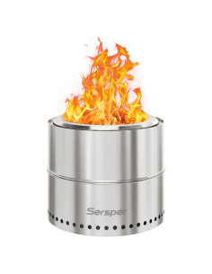 Hoguera Sersper 19'' Sin Humo para Exterior con Bolsa