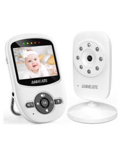 Monitor de Bebé ANMEATE con Cámara Digital 2.4" y Temperatura