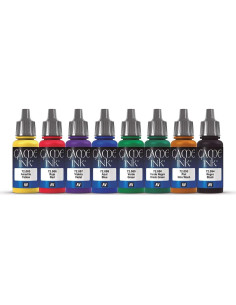 Juego de Pintura Vallejo Set 8 Colores 17 ml Acrílico 2