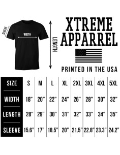 Camiseta para hombres Xtreme Apparel negra 100% algodón 2