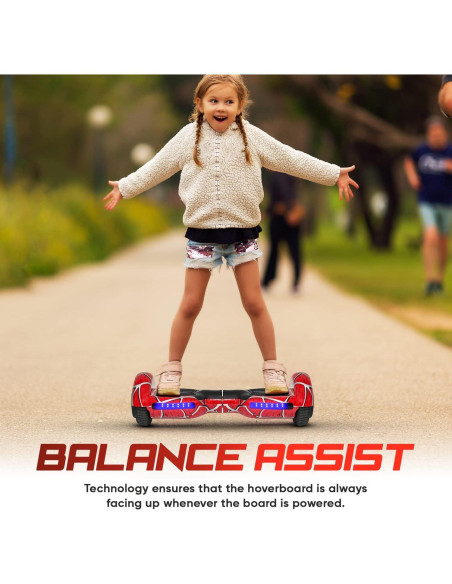 Hoverboard Emaxusa Araña 6.5" Bluetooth LED Seguridad UL2272