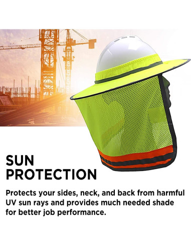 Sombrero de Seguridad WOLF Industrial Reflectante Naranja