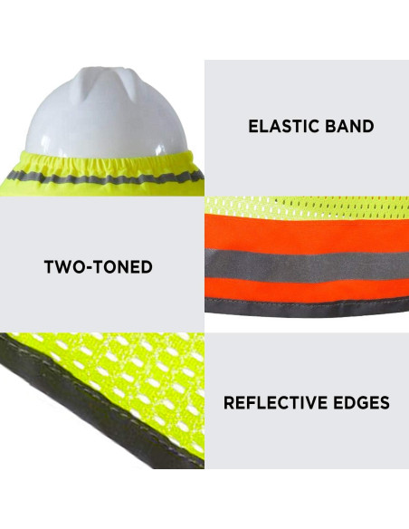 Sombrero de Seguridad WOLF Industrial Reflectante Naranja