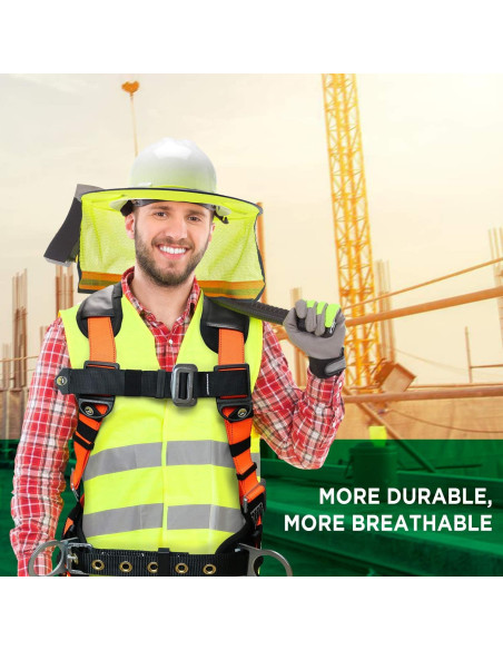 Sombrero de Seguridad WOLF Industrial Reflectante Naranja