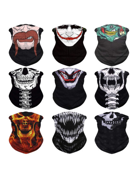 Bandana Multifuncional JOEYOUNG Gaiter Cuello 12 Usos