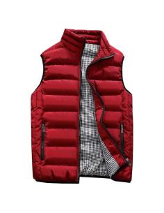 Chaleco Acolchado Hombre MJ 1718 Verde Militar Talla S