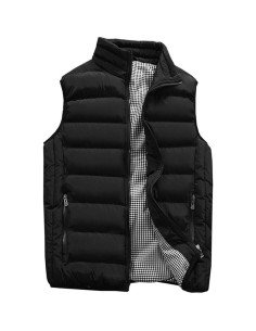 Chaleco Acolchado Hombre MJ 1718 Verde Militar Talla S 2