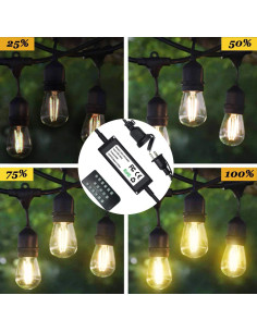 Regulador Exterior SUNTHIN 240W con Control Remoto y Temporizador 2