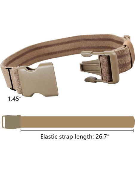Cinturón Táctico de Muslo IDOGEAR Ajustable 76 cm