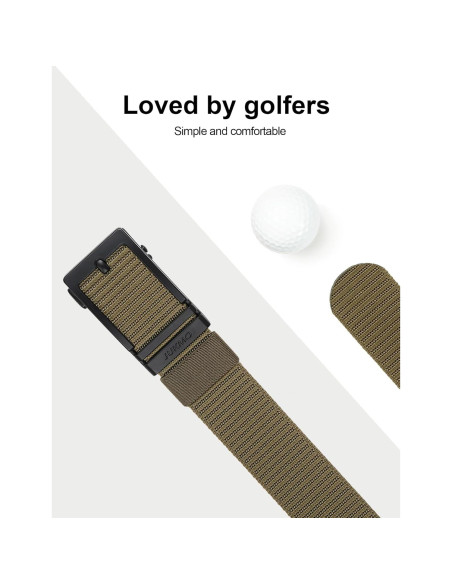 Cinturón de Golf JUKMO Táctico Nylon Hebilla Automática