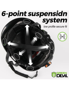 Casco de Trabajo GREEN DEVIL X-Armor ABS Ventilado 2